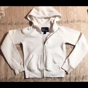 Urban Behavior White Zip Up Sweater